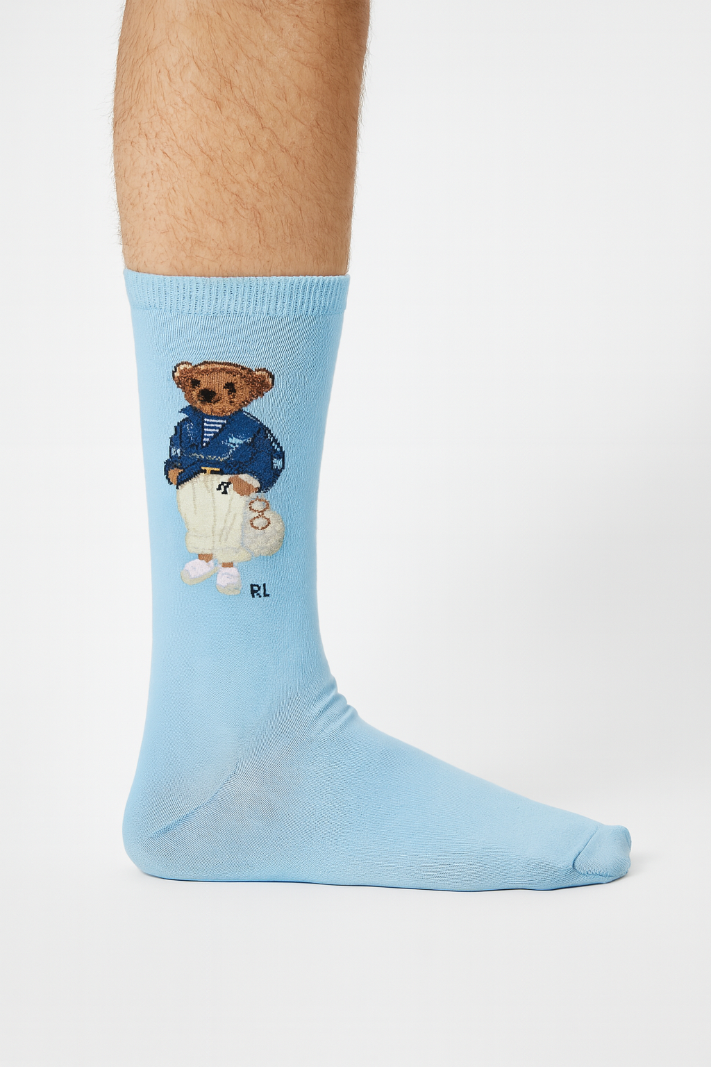Ralph Lauren Socken – Polo Bear Edition (Hellblau)